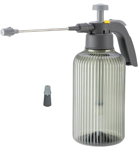 Spruzzatore manuale da giardino - Annaffiatoio in plastica | Annaffiatoio a pressione d'aria da 2000 ml | Bottiglia a spruzzo d'acqua a pressione per giardino | Signore Planta | Bollitore a spruzzo da
