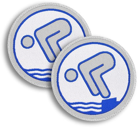 Seepferdchen® 2er Set Offizielles Silber Schwimmabzeichen zum Aufnähen | DSA Abzeichen | Freischwimmer | Lasergeschnitten