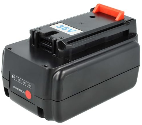 vhbw Battery compatible with Black & Decker 40V Max Cordless Chainsaw, Hedge Trimmer, 20 In Mower Power Tools (3000 mAh, Li-Ion, 36 V)