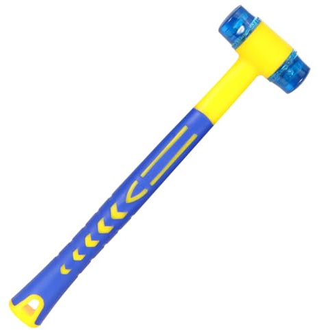 Arcjunys Rubber Mallet - Small Camping Hammer with Non Slip Handle for Jewelry & Leather Crafts