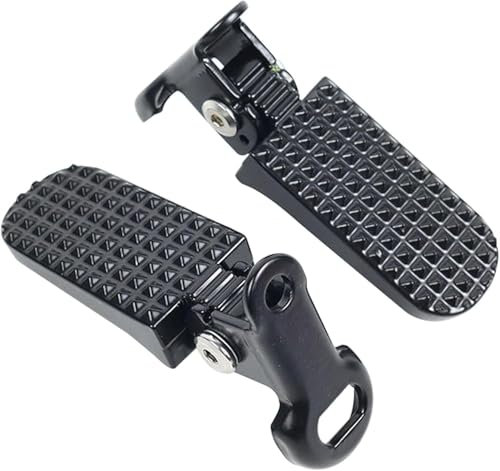 1 Paar Mini Aluminiumlegierung Anti-Rutsch Fahrrad Fußrasten - Klappbare Hinterradpedale für Mountainbikes und Klappräder