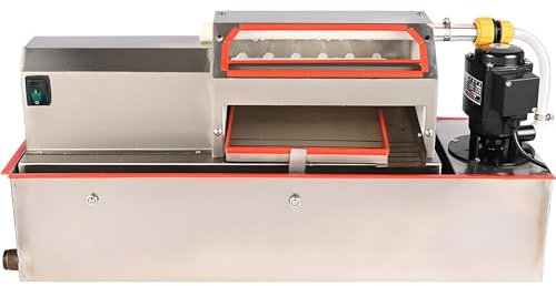 Wachteleier Schnellschälmaschine,25 W Automatischer Schäler Aus Edelstahl Für Gekochte Wachteleier,Automatische Wasserbesprühung,70 Kg/H Schälwerkzeug Verarbeitung Gekochter Wachteleier