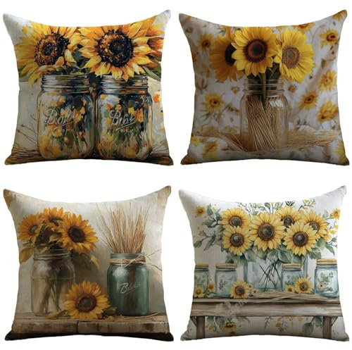 Cuscini Esterno Casa Colonica Federe Cuscini Divano 70x70cm Cuscino Divano Vaso Velluto Copricuscini Decorativi Doppia Faccia Stampa Fodera per Cuscino per Sedia Camera Arredo Esterni Giardino JL-483