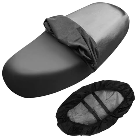 Jecdfs Funda Asiento Moto para Asientos,Funda de Asiento de Motocicleta Universal Impermeable Cubierta,Resistente al Desgaste, Elástica, Transpirable,Adecuada para Todo Tipo de Motos y Scooters
