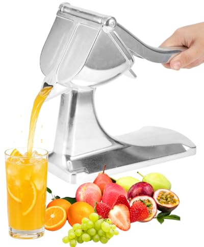 Tissting Presse Agrumes Manuel Aluminium, Presse Citron Manuelle | Presse Citron Vert Compatible Lave Vaisselle Presse Fruits Orange Squeezer pour Cuisine Bar