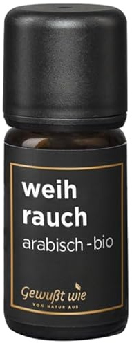 Weihrauchöl Bio | Ätherisches Öl | 100% Reines Boswellia Carterii | Naturreines Duftöl Aus Somaliland | Premium Arabischer Weihrauch Für Aromatherapie & Raumbeduftung | 5 ml