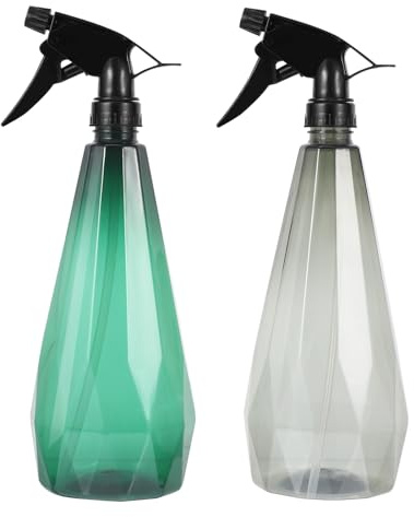 JHKNNK Pulvérisateurs 2 Pièces 1L Spray Plastique pour Arrosage Plantes et Nettoyage Usage Confortable et Structure Compacte