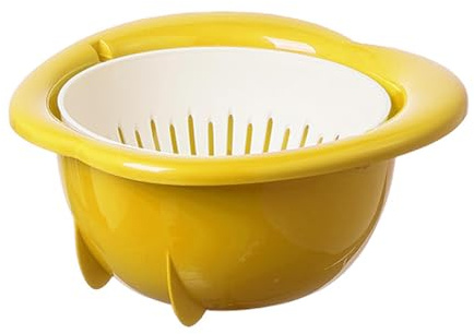 per Pulire Frutta, Passino per Mescolare Multifunzionale Spesso, Cestello per il Lavaggio di Frutta e Verdura, per Frutti di Bosco Freschi Insalate Pasta Spaghetti e Lattuga