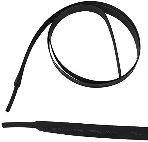 AB Tools Bodice höfthållare svart thermorétractables elektrisk tät 8 mm x 0,5 m
