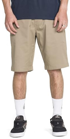 Volcom Men's Vmonty Stretch Chino Short, KHAKI, 36