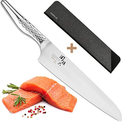 KAI Seki Magoroku Shoso Kochmesser 21 cm mit Klingenschutz