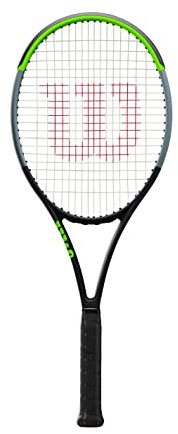 Wilson Tennisschläger, Blade 100UL V7.0, Unisex, Erwachsene, Griffgröße: 4, Graphit, schwarz/grau/lime, WR014110U0, black/limegreen/silver, 4”