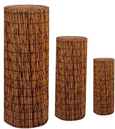 MikusangT Recinzione a Lamella Recinzioni Decorative Tende Canna Naturali per Interni Esterni Tende di Paglia Dimensioni Essere Personalizzate Decorazioni per la casa