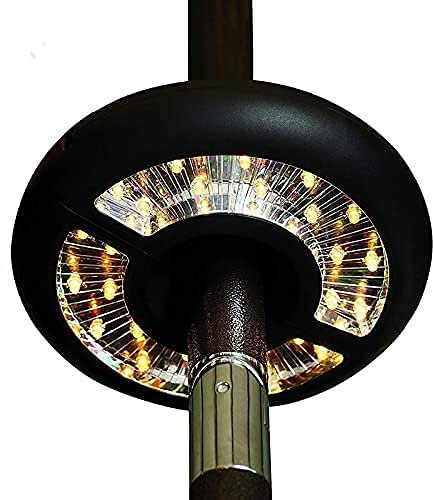 Lámpara para Sombrilla de Patio Luces Sombrilla Luces LED para sombrilla de patio Parasol para exteriores Luz LED Luz de poste de paraguas impermeable alimentada por USB para iluminación de tiendas