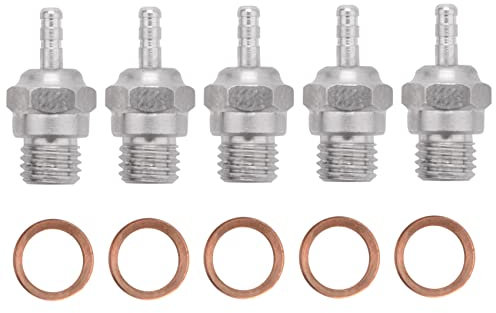 Bruafsir 5Pcs N3 Glow Plug Nitro Hot Apex Engine Parts Accessories Replacement OS RC Car 70117
