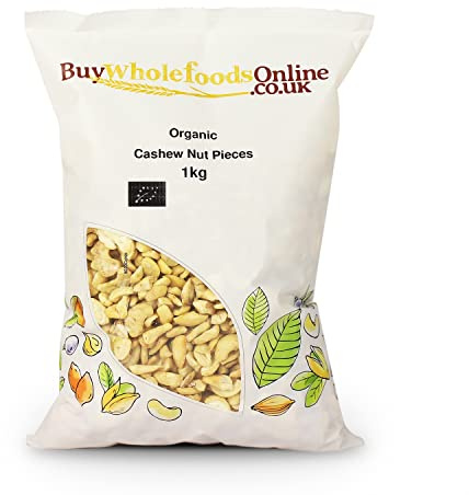 Organic Cashew Nut Pieces 1kg (BWFO)