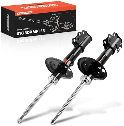 Frankberg 2x Stossdämpfer Stoßdämpfer Vorne Links Rechts 547mm Gasdruck | Kompatibel mit Yaris P9 Yaris P13 Charade VIII Replace# 333745,485100DA30