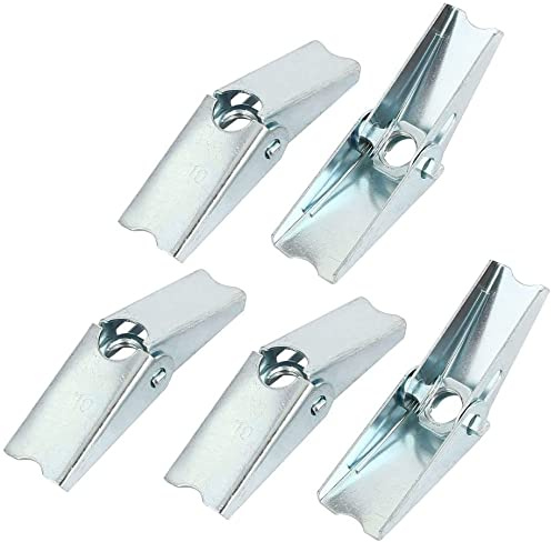 XYWHPGV Filettatura femmina diametro M10 Caricato a molla Ancoraggio a parete cava Toggle Dado ad alette 5 pezzi(1be33 1bd53 e7384 36b72 6ee12 3bcad