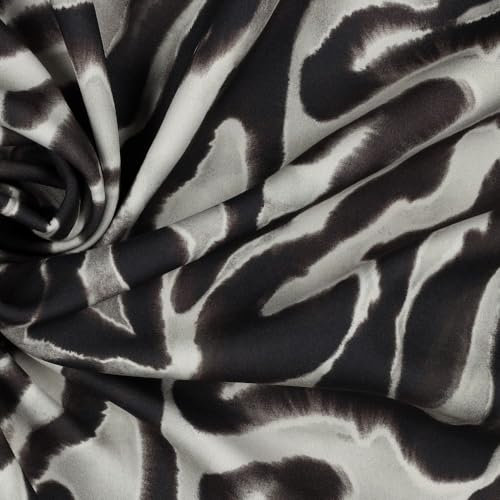 Softshell | ANIMAL SKIN | light grey | by Poppy | ab 50 cm | Meterware