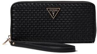 Guess Etel Large Zip Around Wallet, Black
