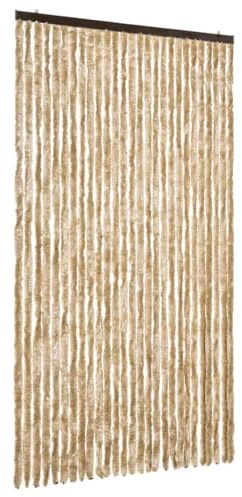 vidaXL Insektenschutz-Vorhang Beige 118x220 cm Chenille