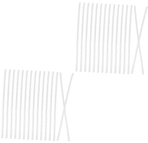BESTonZON 100 Stück Schlüsselrohr Reinigungs Wattestäbchen Flexible Saxophon Reinigungsbürste Saxophon Reiniger Pflegebürste Flöten Reinigungs Pflegebürste Reinigungsbürste