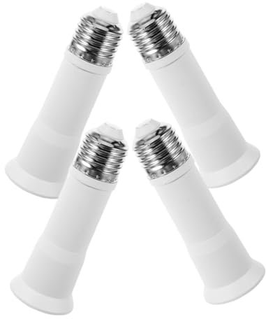 Amosfun 4 Stücke E27 auf E27 Glühbirne Sockel Konverter Adapter Decke Glühbirne Sockel Lampe