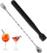 Set di pestello da cocktail in acciaio inox e cucchiaio da bar – Kit cocktail per cocktail miscelazione, schiacciare cubetti di ghiaccio, Mojito cucina bar ristorante