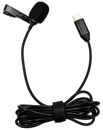 SEAYACK Lapel Microphones Professional For Action Cameras For Clear Auditory Records