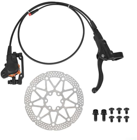 Hydraulische Scheibenbremse vorne links für E-Bikes verfügt über ein stabiles Design mit einem 160 mm für Rotor