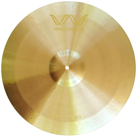 Wambooka Brassvibe - Tus primeros platos de batería auténticos - Serie Brassvibe de latón seleccionado (RIDE 20)