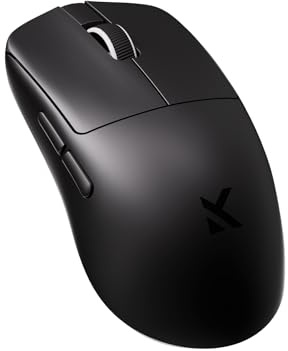 MCHOSE L7 Ultra+ Souris Gamer, Ultralégère, Souris Esports Ergonomique sans Fil avec 42000 DPI, PAW3950, Optical Switch, 20000 FPS, Dual 8K Polling, Récepteur Ultra-Rapide 8K, 3-Mode Conn., Noir