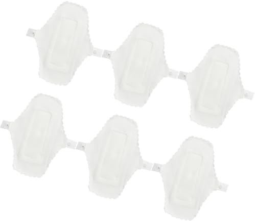 Abaodam 6 Piezas Toallas Sanitarias Reutilizables Botón, Toalla Sanitaria Lavable para Periodo Fisiológico y Viajes, Mujeres