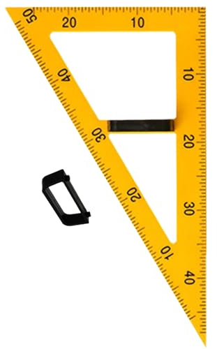 Grande goniometro per insegnanti, strumento di misurazione geometrica, righello magnetico per ingegneri, goniometro di medie dimensioni, uso professionale, materiale metallico resistente, funzione di