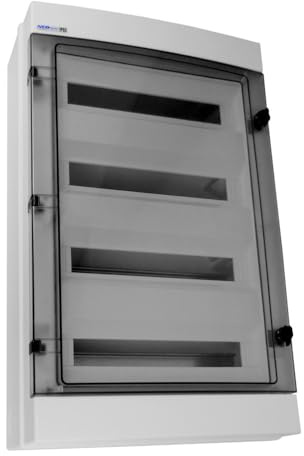 ELEKTRO-PLAST Feuchtraum Sicherungs-Verteilerkasten Unterverteilung RH72/4 IP65 AP VDE 8536,Plastic