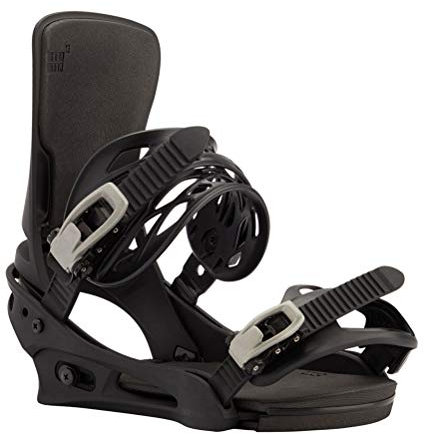 Burton Cartel - Fijaciones de snowboard para hombre, color negro
