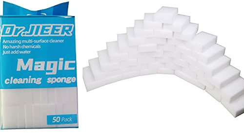 Dr.JIEER 50 Pz/lotto Magia Spugna Gomma Multifunzionale Melamina Schiuma Cleaner 100x60x20mm