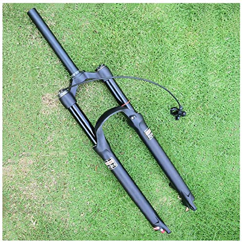 VPPV Forcella per Bicicletta da Mountain 27,5 , Tubo Dritto 1-1/8 Ammortizzatore 29 Pollici Bicicletta MTB Forche a Gas Corsa 120 mm (Colore : Remote Lock-A, Size : 26inch)