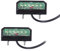 Qiping 2 pcs Bianco luci targa posteriori LED universale 12v-24v impermeabili con E11 mark per veicolo rimorchio camion caravan roulotte motociclo