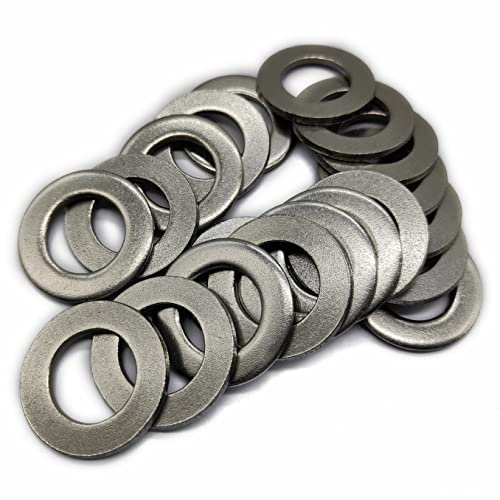 Rondella piatta M20, in acciaio inox 304, ID 20 mm, diametro 37 mm, spessore 3 mm, finitura normale, per bulloni e viti (confezione da 20)