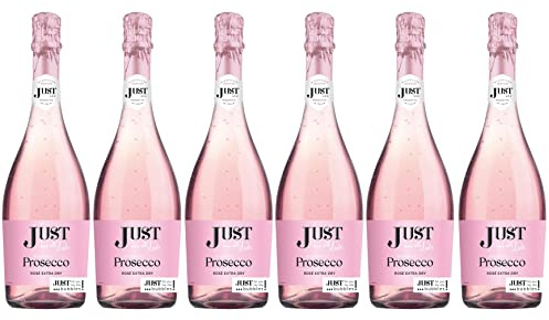 JUST - Prosecco Spumante Rosé - Vin rosé pétillant Extra Sec (6 x 0.75L)