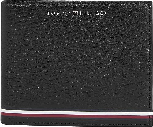 Tommy Hilfiger TH CENTRAL CC AND COIN, Herren Geldbörsen, Black,