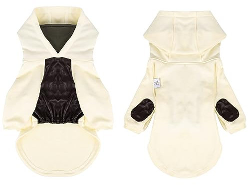 CuteBone Basic Hunde-Kapuzenpullover,Gestrickte Haustierkleidung Hundepullover Welpen-Kapuzenpullover Sweatshirts Pullover Katzenjacken T-Shirts DH03S-DE