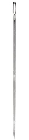 QUARKZMAN 6 Polstermöbel Needles Groß Ösen Stich Nadeln Edelstahl Gerade Hand Nähnadeln für Hause Hand Nähen Leder Wandteppich Stickerei Tufting Gurtband-Teppich