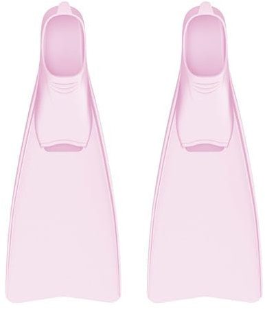 Meiliyizu Schwimmflossen, Scubas Tauchausrüstung, Vollfußschwimmen, flexible Flossen zum Schnorcheln, Schwimmen, Tauchen, Training, Flossen, bequeme Schwimmflossen, Rosa, M-Code