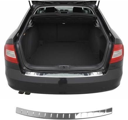 Ladekantenschutz Stoßstange für Skoda Octavia II Kombi 2009-2013 Edelstahl Chrom