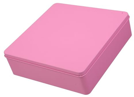 Cabilock Scatola Stoccaggio Extra Large per Biscotti Snack e Contenitore Design Rosa