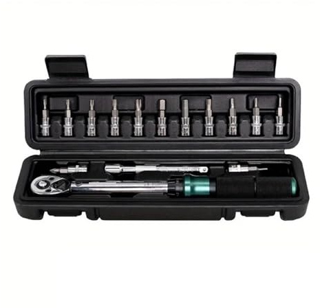 ZGJIAJU Professional NL-15 Bicycle Bike Torque Wrench Allen Key Tool Socket Spanner Set Kit Cycling Repair Tool Kits