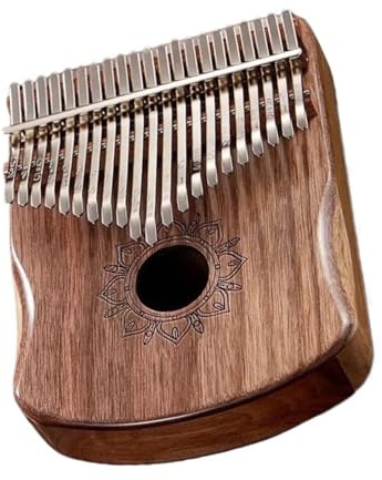U-förmiges Tragbares Kalimba-Daumenklavier Mit 21 Tasten Walnuss Professionelle Kalimba