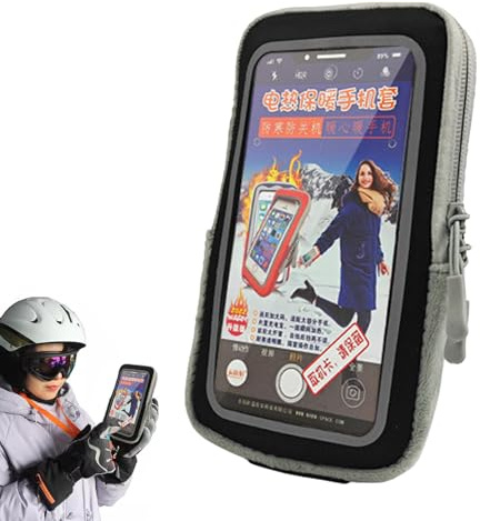Bolsa De Carcasa De Teléfono Térmico - Manga De Teléfono Móvil 20x12cm | Bolsa Con Calefacción Universal Profroof, Función De Calefacción USB | Cubierta Aislada para Evitar Bajos Tempera